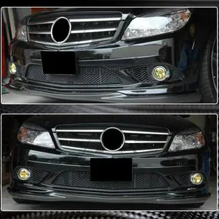 Přední lip spoiler na nárazník Lip (pro AMG-Line 2008-2011, karbon) fotografie 4