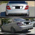 Mercedes C-class W204 2007–2015 Difuzor zadního nárazníku V2 (pro AMG SD 2008-2011, karbon) fotografie 5