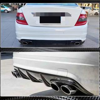 Difuzor zadního nárazníku V3 (pro AMG SD 2008-2011, karbon) fotografie 4