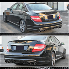 Mercedes C-class W204 2007–2015 Difuzor zadního nárazníku V4 (pro AMG SD 2008-2011, karbon) fotografie 4