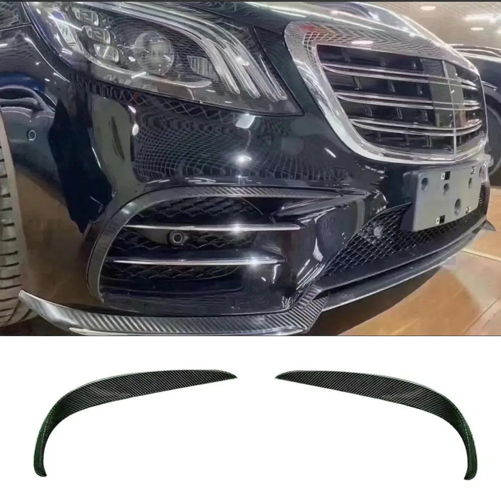 Karbonové nástavce na přední nárazník V2 (pro S63 AMG 2014-2017) fotografie 1