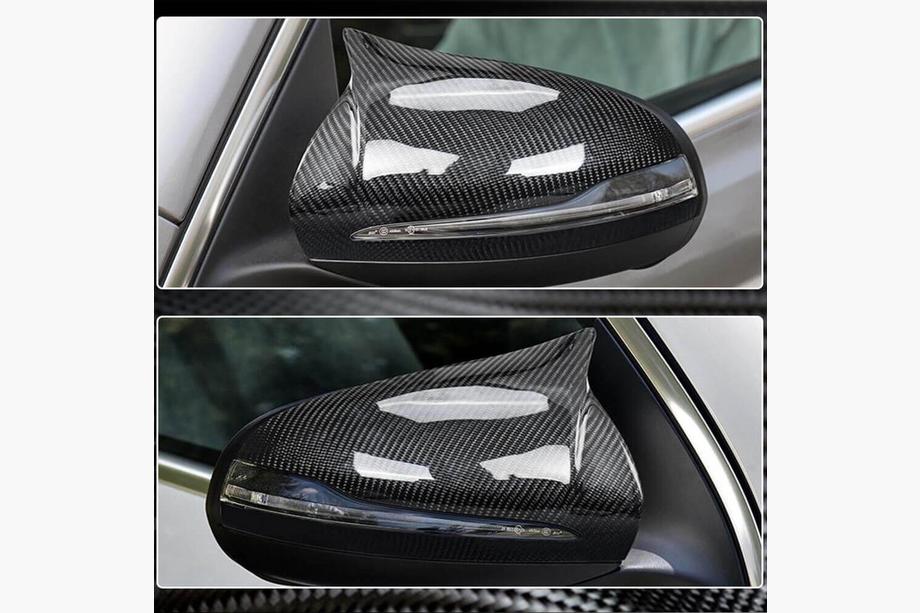 Mercedes S-Class W222 2013–2022 Kryty zrcátek V2 (2014-2017, suchý karbon) Fotografie 4