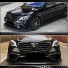 Mercedes S-Class W222 2013–2022 Karbonové vložky předního nárazníku (pro AMG 2018-2021) fotografie 5