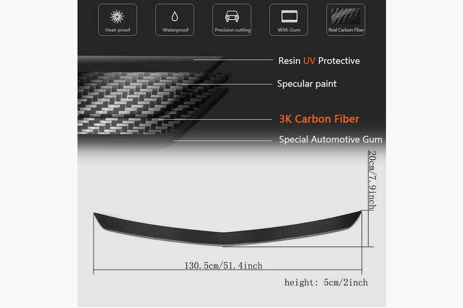 Mercedes E-Class W212 2009–2016 Spoiler V1 (karbon) Fotografie 5