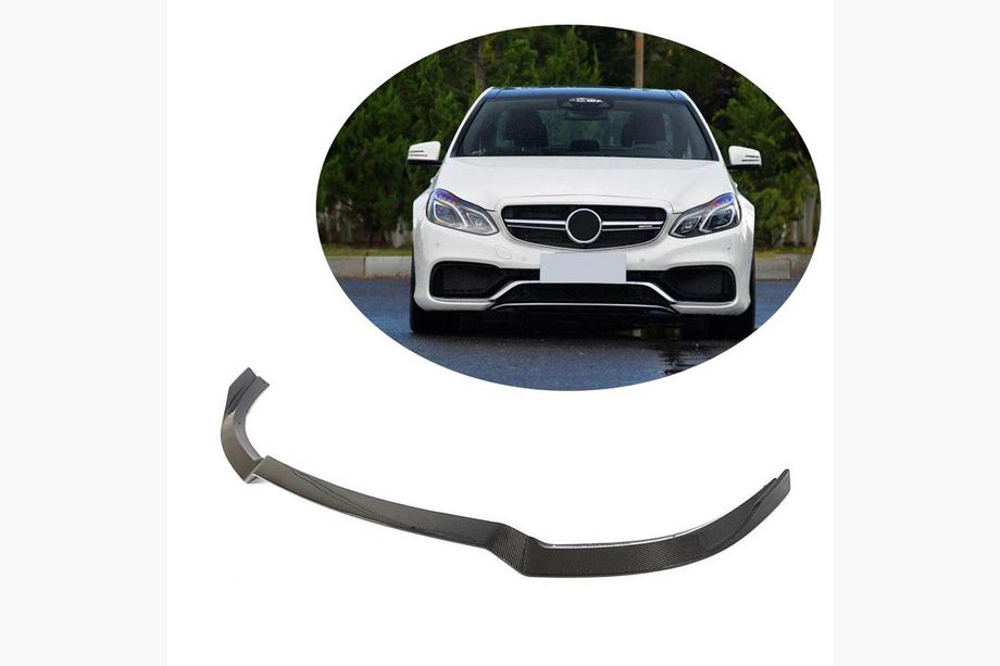 Mercedes E-Class W212 2009–2016 Karbonový lip spoiler předního nárazníku (pro E63 AMG 2013-2016) Image