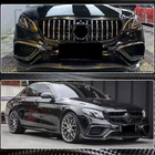 Mercedes E-class W213 2016–2023 Karbonový přední lip spoiler V1 na přední nárazník (pro E63 AMG 2016-2019) fotografie 3