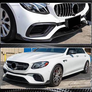Karbonový přední lip spoiler V1 na přední nárazník (pro E63 AMG 2016-2019) fotografie 4
