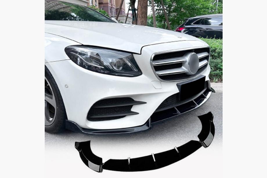 Mercedes E-class W213 2016–2023 Lip spoiler předního nárazníku (pro AMG-Line / E43 AMG 2016-2019, plast) Image