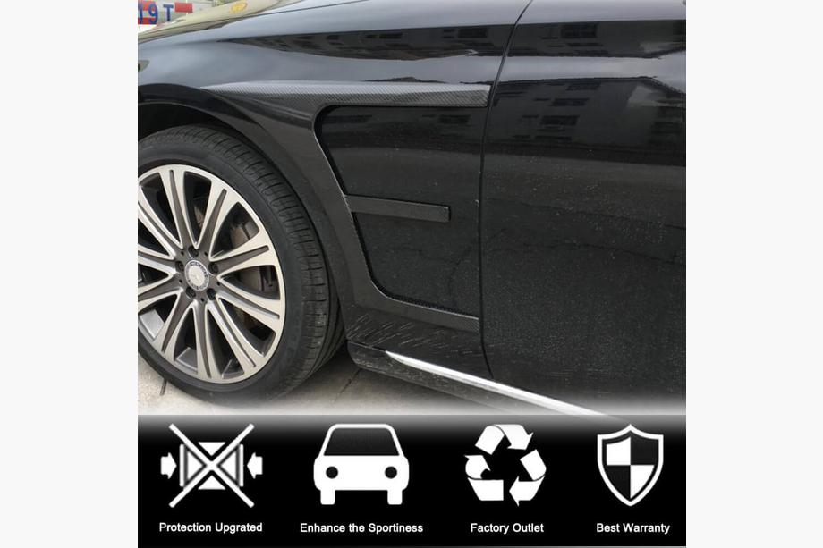 Mercedes E-class W213 2016–2023 Karbonové nástavce na přední blatníky (AMG-Line/E43 AMG 2016-2019, karbon) Fotografie 3