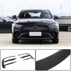 Mercedes E-class W213 2016–2023 Lip spoiler předního nárazníku (pro AMG-Line 2020+, suchý karbon) fotografie 8