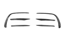 Mercedes E-class W213 2016–2023 Lip spoiler předního nárazníku (pro AMG-Line 2020+, suchý karbon) fotografie 17