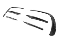 Mercedes E-class W213 2016–2023 Lip spoiler předního nárazníku (pro AMG-Line 2020+, suchý karbon) fotografie 18