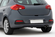 Kia Ceed 2012–2018 Nerezová lišta nad SPZ pro HB fotografie 1