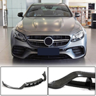 Mercedes E-class W213 2016–2023 Karbonový nástavec předního nárazníku Lip V2 (pro E63 AMG 2016-2019, karbon) fotografie 1