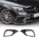 Mercedes E-class W213 2016–2023 Karbonové nástavce na přední nárazník (pro E63 AMG 2016-2019, karbon) fotografie 1