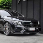 Mercedes E-class W213 2016–2023 Karbonové nástavce na přední nárazník (pro E63 AMG 2016-2019, karbon) fotografie 2