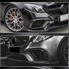 Mercedes E-class W213 2016–2023 Karbonové nástavce na přední nárazník (pro E63 AMG 2016-2019, karbon) fotografie 4