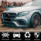 Mercedes E-class W213 2016–2023 Karbonové nástavce na přední nárazník (pro E63 AMG 2016-2019, karbon) fotografie 5