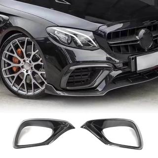 Karbonové nástavce na přední nárazník (pro E63 AMG 2016-2019, karbon) fotografie 1