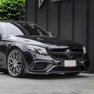 Karbonové nástavce na přední nárazník (pro E63 AMG 2016-2019, karbon) fotografie 2