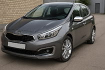 Kia Ceed 2012–2018 Nerezové kryty zrcátek (2 ks) fotografie 1