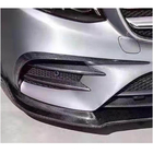 Mercedes E-class W213 2016–2023 Karbonové nástavce předního nárazníku V2 (pro E43 AMG 2016-2019) fotografie 2