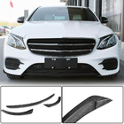 Mercedes E-class W213 2016–2023 Karbonový přední lip na nárazník V2 (pro AMG-Line / E43 AMG 2016-2019) fotografie 1