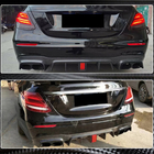Mercedes E-class W213 2016–2023 Difuzor zadního nárazníku s koncovkami V2 (pro AMG/AMG-Line 2016-2019, karbon) fotografie 5
