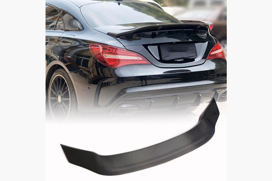 Mercedes CLA C117 2013–2019 Spoiler V4 (SD, karbon) Image