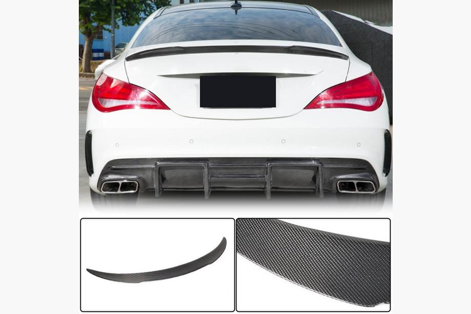 Mercedes CLA C117 2013–2019 Spoiler V8 (SD, karbon) Image