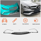 Mercedes CLA C117 2013–2019 Karbonový nástavec na přední nárazník Lip (pro AMG-Line SD 2017-2019, karbon) fotografie 2