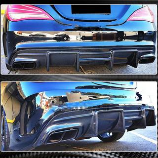 Difuzor zadního nárazníku V1 (pro AMG-Line / CLA45 AMG, karbon) fotografie 4