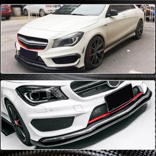 Karbonový lip spoiler předního nárazníku (pro CLA45 AMG SD 2013-2015) fotografie 3