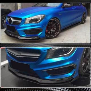 Karbonový lip spoiler předního nárazníku (pro CLA45 AMG SD 2013-2015) fotografie 4