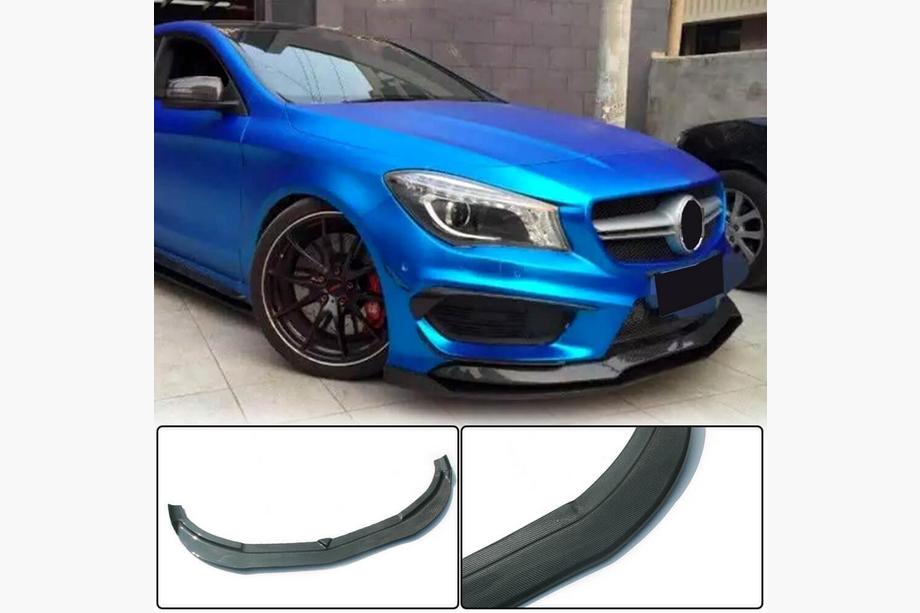 Mercedes CLA C117 2013–2019 Karbonový lip spoiler předního nárazníku (pro CLA45 AMG SD 2013-2015) Image