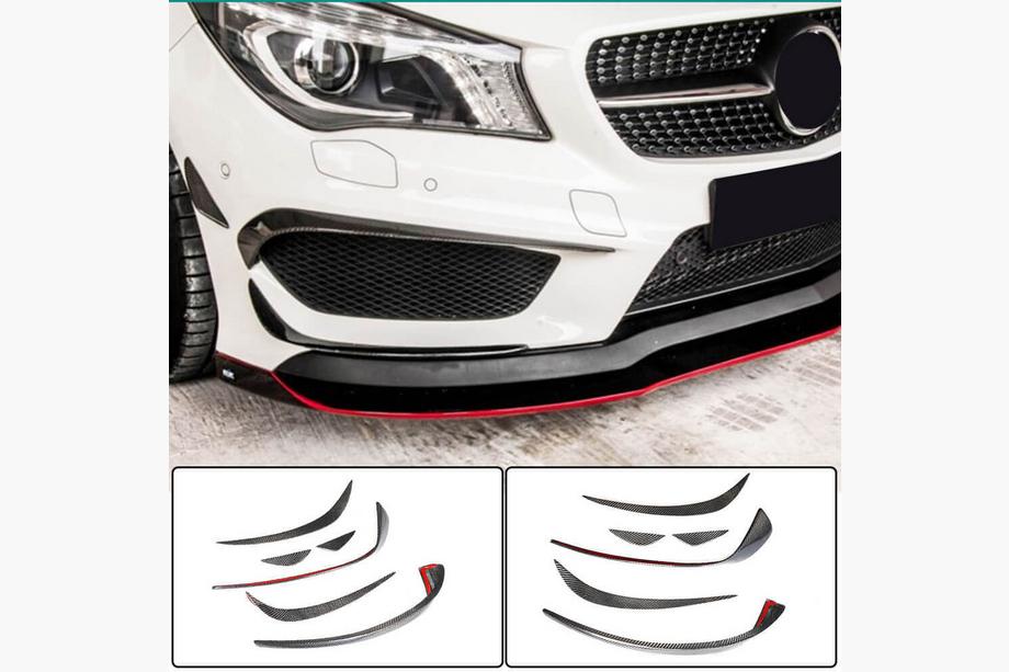 Mercedes CLA C117 2013–2019 Karbonové nástavce předního nárazníku (pro CLA45 AMG SD 2013-2016) Image