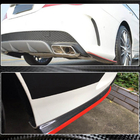 Mercedes CLA C117 2013–2019 Nástavce na zadní nárazník V3 (pro AMG-Line / CLA45 AMG SD, karbon) fotografie 8