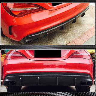 Difuzor zadního nárazníku (pro AMG-Line / CLA45 AMG 2017-2019, karbon) fotografie 3