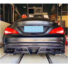 Mercedes CLA C117 2013–2019 Difuzor zadního nárazníku V1 (pro AMG-Line / CLA45 AMG 2013-2016, karbon) fotografie 2