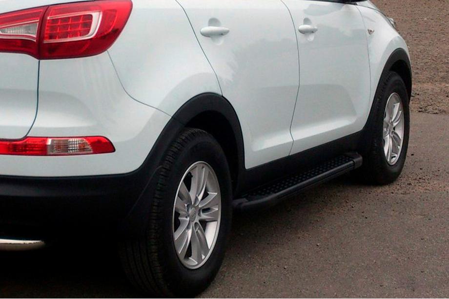 Kia Sportage 2010–2015 Boční nášlapy Allmond Black (2 ks, hliník) Image