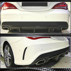Mercedes CLA C117 2013–2019 Difuzor zadního nárazníku V2 (pro AMG-Line / CLA45 AMG 2013-2016, karbon) fotografie 5