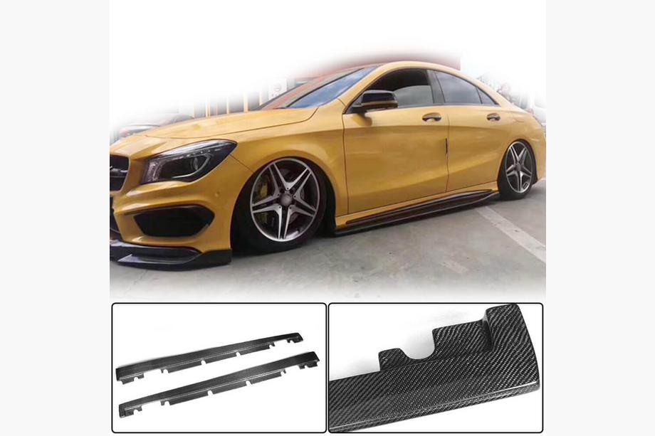 Mercedes CLA C117 2013–2019 Boční prahy V3 (pro HB, karbon) Image