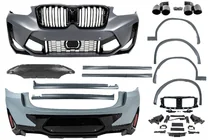 BMW X4 G02 2018– Kompletní sada body kitu (nárazníky) 2022+ X4M F98 fotografie 1