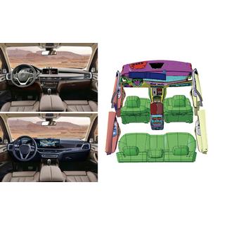 Sada pro upgrade interiéru pro rok 2025 BMW X5 F15 2013–2018
