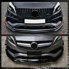 Mercedes A-class W176 2012–2018 Lip spoiler předního nárazníku (pro A45 AMG, ABS) fotografie 4