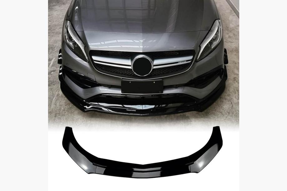 Mercedes A-class W176 2012–2018 Lip spoiler předního nárazníku (pro A45 AMG, ABS) Image