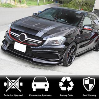 Karbonové lízátko předního nárazníku Lip V2 (pro AMG-Line / A45 AMG HB 2013-2015) fotografie 2