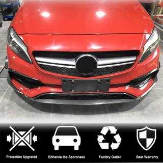 Karbonový lip spoiler na přední nárazník (pro AMG-Line / A45 AMG HB 2016-2018) fotografie 2