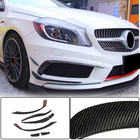 Mercedes A-class W176 2012–2018 Karbonové nástavce předního nárazníku (pro AMG-Line / A45 AMG HB 2013-2015) fotografie 1