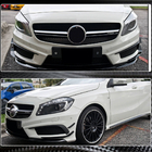 Mercedes A-class W176 2012–2018 Karbonové nástavce předního nárazníku (pro AMG-Line / A45 AMG HB 2013-2015) fotografie 3